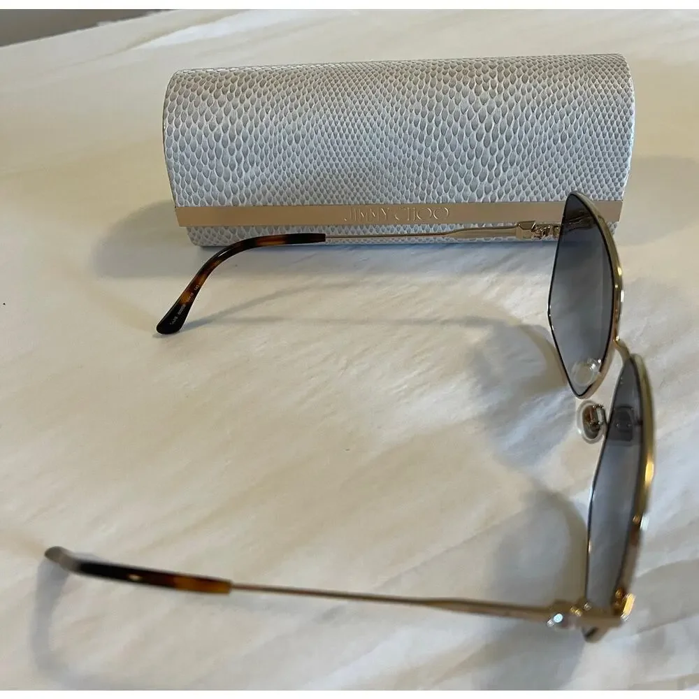 Jimmy Choo Kori Sunglasses 58-16-145 with Case NWT